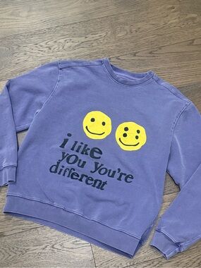 Cactus Plant Flea Market “I like you you’re different” sweatshirt XL unisex